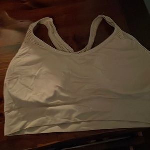 Pink active sports bra